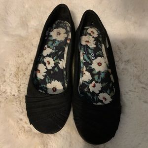 Black Rocket Dog Flats-size 6.5